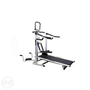 Grey And Black 2 In 1 Treadmill