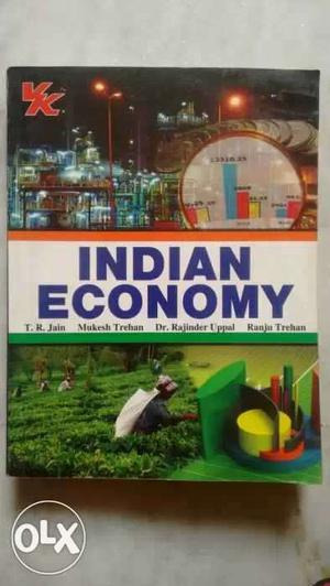 Indian Economy by TR Jain, content shown in