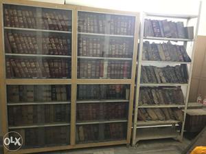 Law books including book shelves