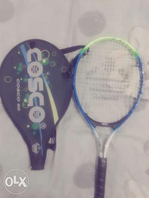 Lawn tennis racket,cosco company, 1 year used