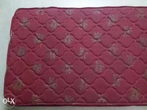 Mattress maroon color. 6/2.5 inches