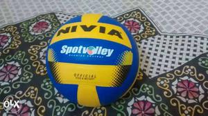 New Nivia leather volleyball