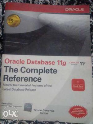 Oracle database 11g Complete reference book by