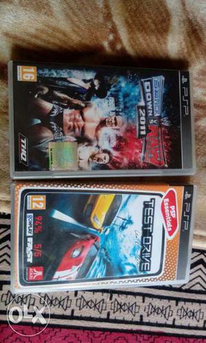 PSP Smackdown Vs Raw  And Test Drive Cases