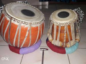Tabla with red-mahroon covers