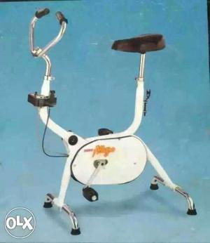White Stationary Bicycle