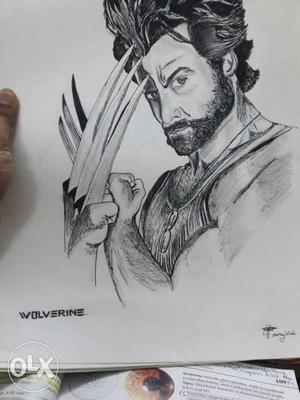 Wolverine Hugh Jackman Sketch