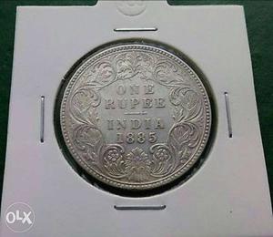  pure silver coin. Queen Victoria. Excellent
