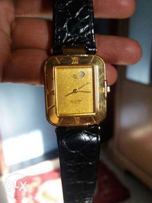 Accurate swiss made Gold electroplated single