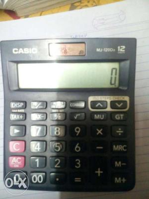 Black Casio MJ Calculator
