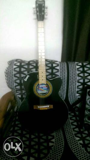 Black Givson Cutaway Acoustic Guitar
