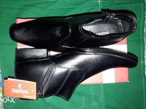 Black Swiss Leather Boots