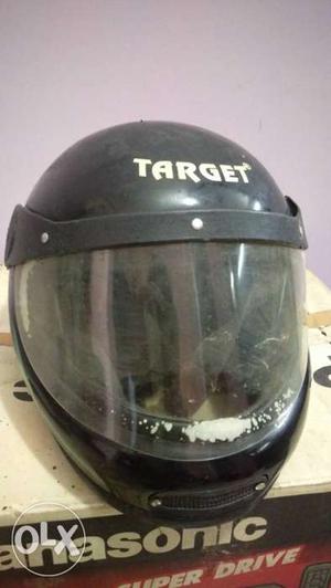 Black Target Full Face Helmet