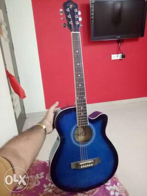 Blue Burts Cutaway Acoustic Guitar