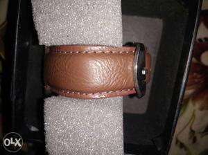 Brown Leather Watch Strap