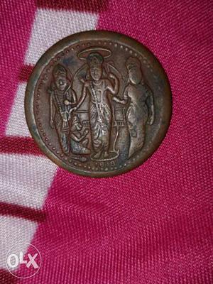 Copper Round Commemorative Coin