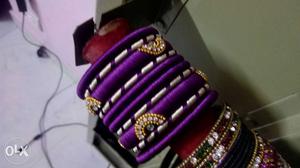 Designer silk thread bangles