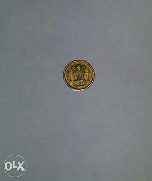Gold Round Coin