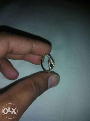 Gold plated Diamond Ring