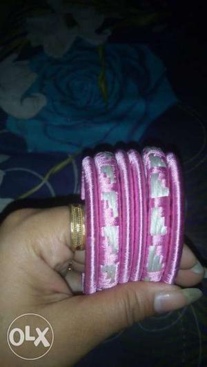 Handmade silk thread bangles..