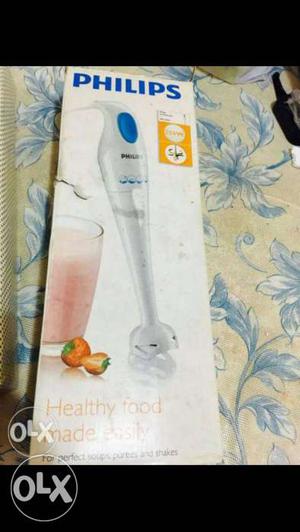 Its new and packed Philips hand blender its for