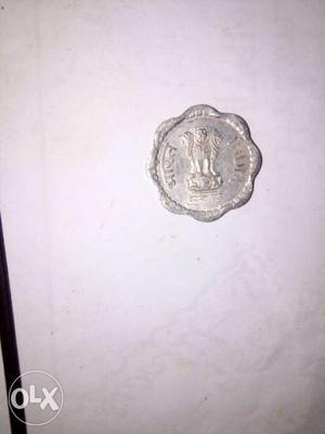 It's one of the banned coin in India of 10 paise