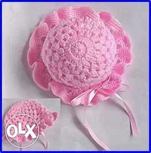 New handmade crochet baby hat for 1 year baby