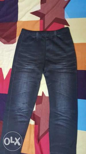 New jegging with woolen material inside..30 waist.for women