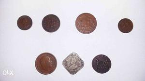Old coin including East India Company coins as single or as