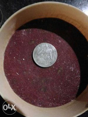 Old indian coin 1/4 Paisa