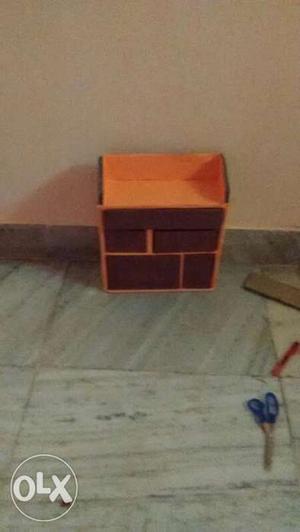 Orange And Black Tool Box