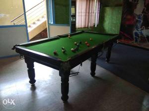 Pool table 4/8 ft with new cloth,used