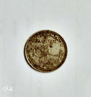Round Silver Tughra Coin