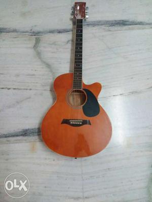 Semi electric guitar, new strings, 1 year old,