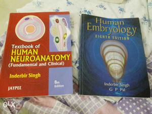 Set of 2-Human Embryology & Neuroanatomy by I.B Singh