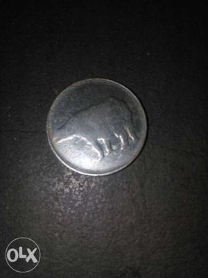 Silver Buffalo Embossed Commemorative Coin