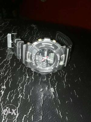 This watch is of S shock company it is very good