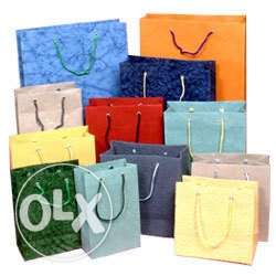 We makes Paper shoping Bags in bulk qty. to sale