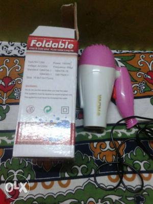 w foldable hair dryer