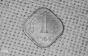  years old 1 paise coin..