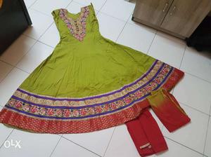 Anarkali Dress - L Size. Hardly used. looks new.