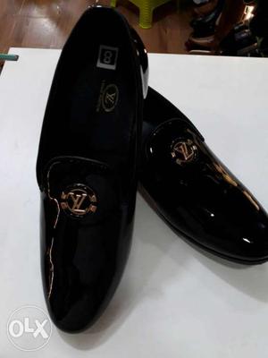 Black Patent Leather Louis Vuitton Loafers (new)