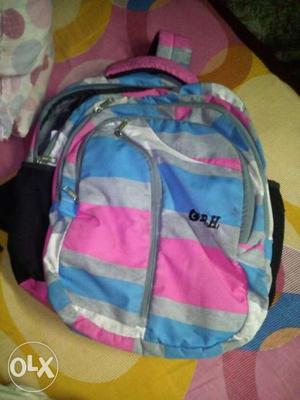 Blue And Pink GRH Backpack