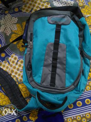 Blue coloured almost new American tourister bag.