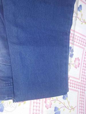 Brand new Dark Blue jeans for girls. 30 size. Just for Rs.