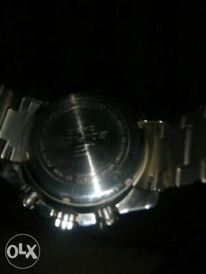 Casio edifice used 1 month tachymeter and all