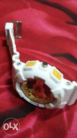 G shock watch Fully new White golden Water