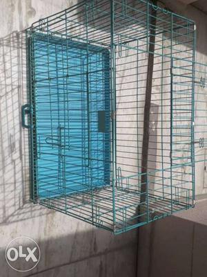 Green Pet Cage