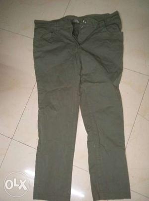 Light olive green colour trousers from max waist