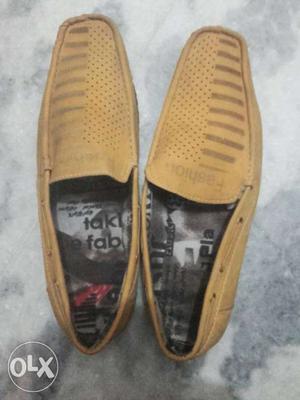 Pair Of Brown Loafers